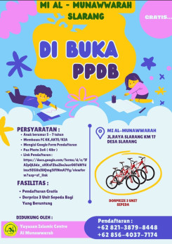 PPDB MI Al Munawwarah Tahun Ajaran 2024/2025